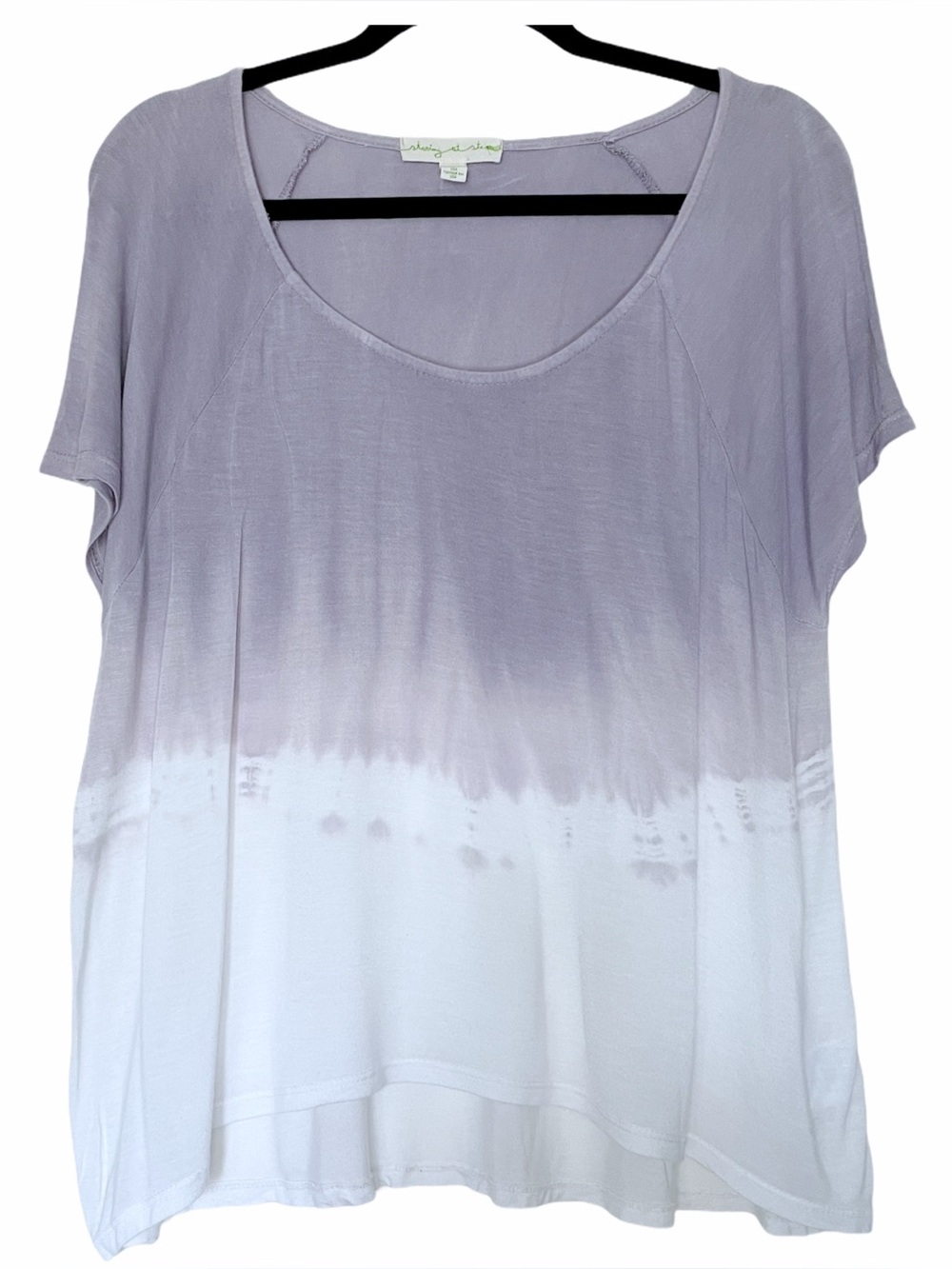 Staring at Stars Urban Outfitters Purple & White Ombré Shirt Medium